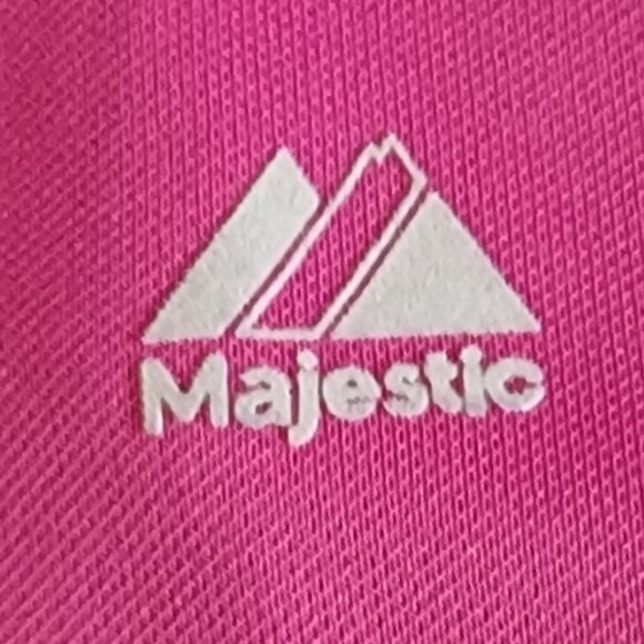 MLB Majestic Pink White Boston Red Sox Short Sleeve Baseball Jersey - XL - Picture 9 of 12
